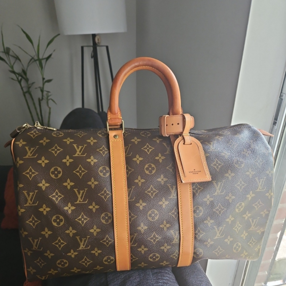*SOLD*Vintage Louis Vuitton Malletier A Paris Keepall 45
